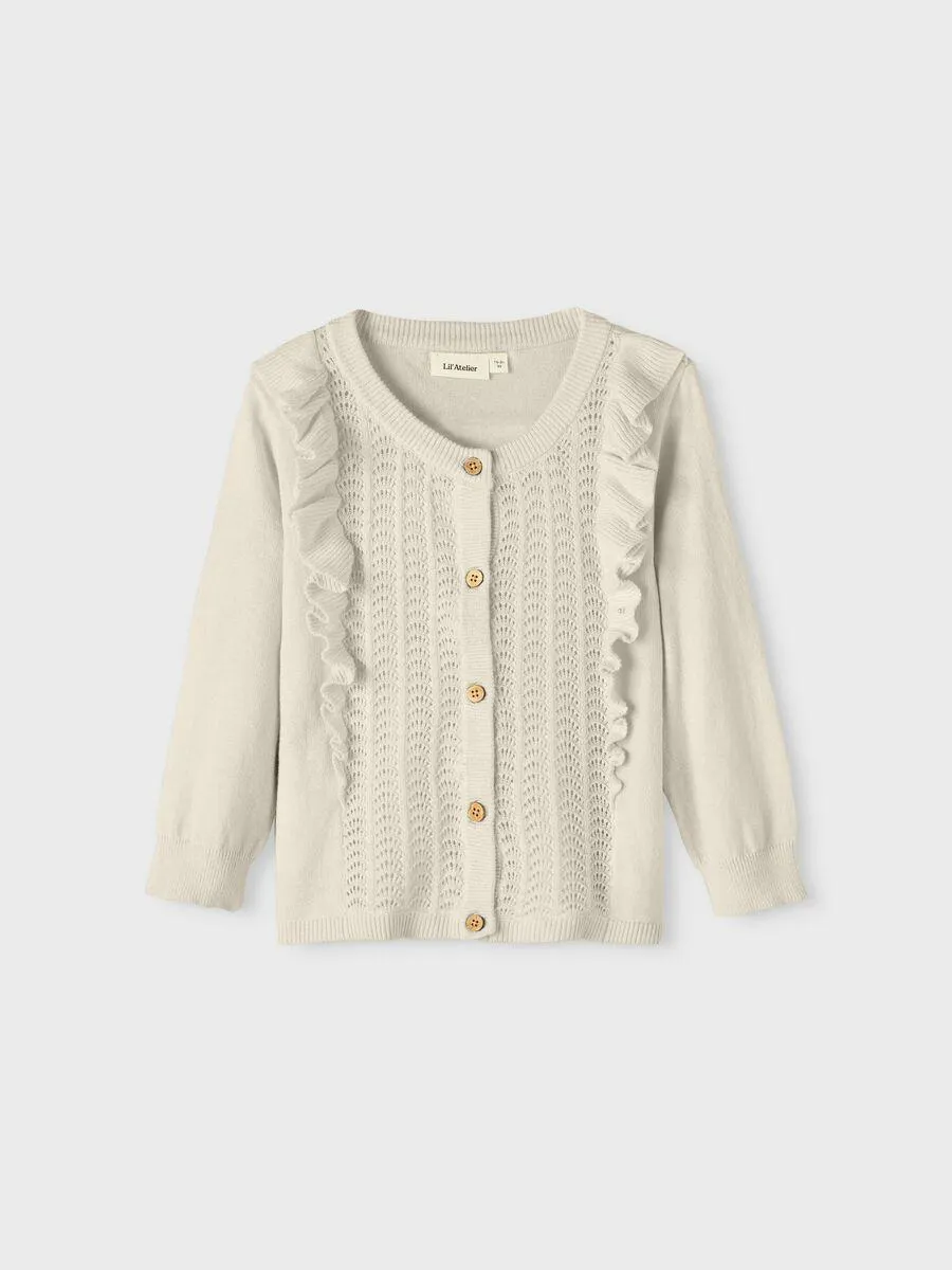 LANGERMET STRIKKET CARDIGAN