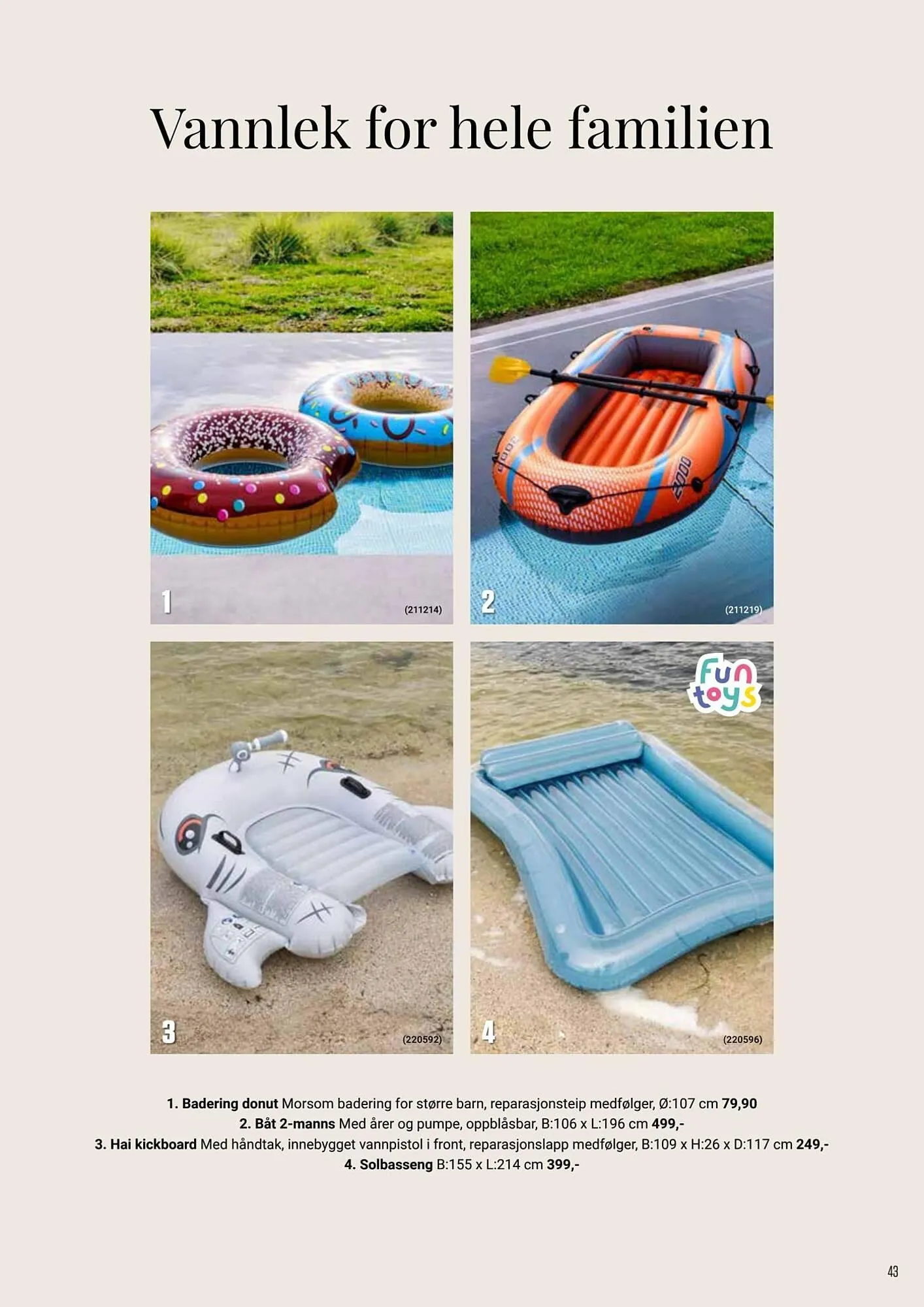 Europris kundeavis fra 10. april til 1. juli 2026 - kundeavisside 43