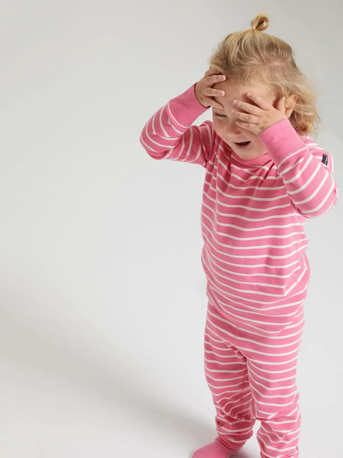 Langermet T-skjorte stripet