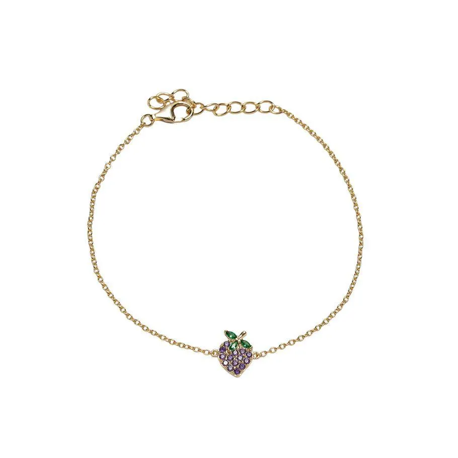 Armbånd Drue 925 Forgylt Sølv