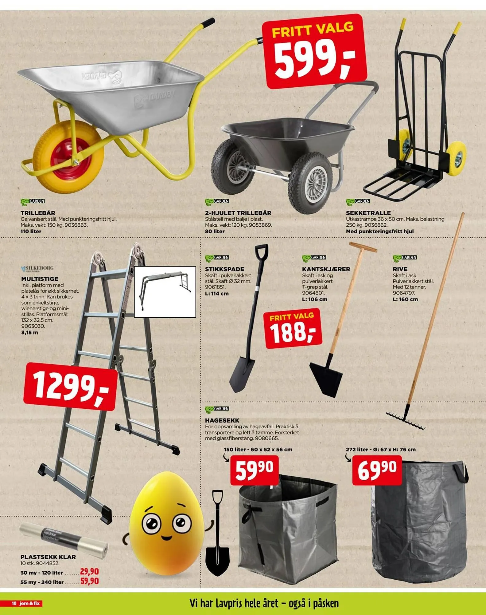Jem & fix kundeavis fra 22. mars til 5. april 2026 - kundeavisside 10