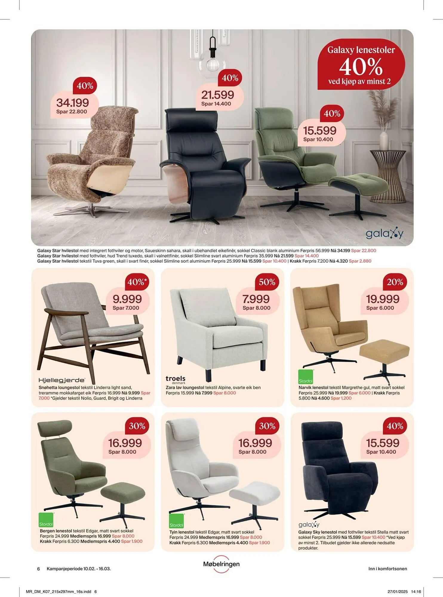 Møbelringen Kundeavis fra 9. februar til 16. mars 2025 - kundeavisside 6