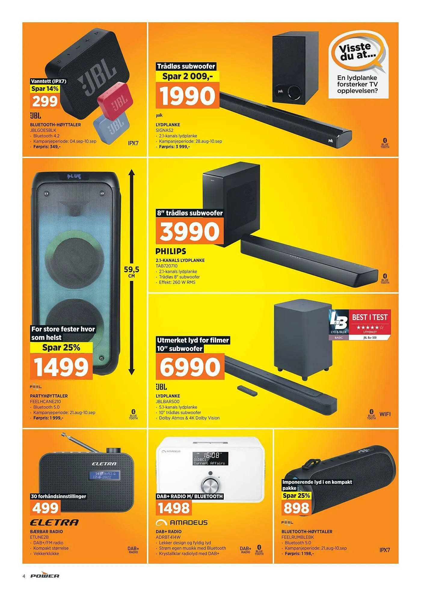POWER Kundeavis fra 3. september til 10. september 2023 - kundeavisside 4