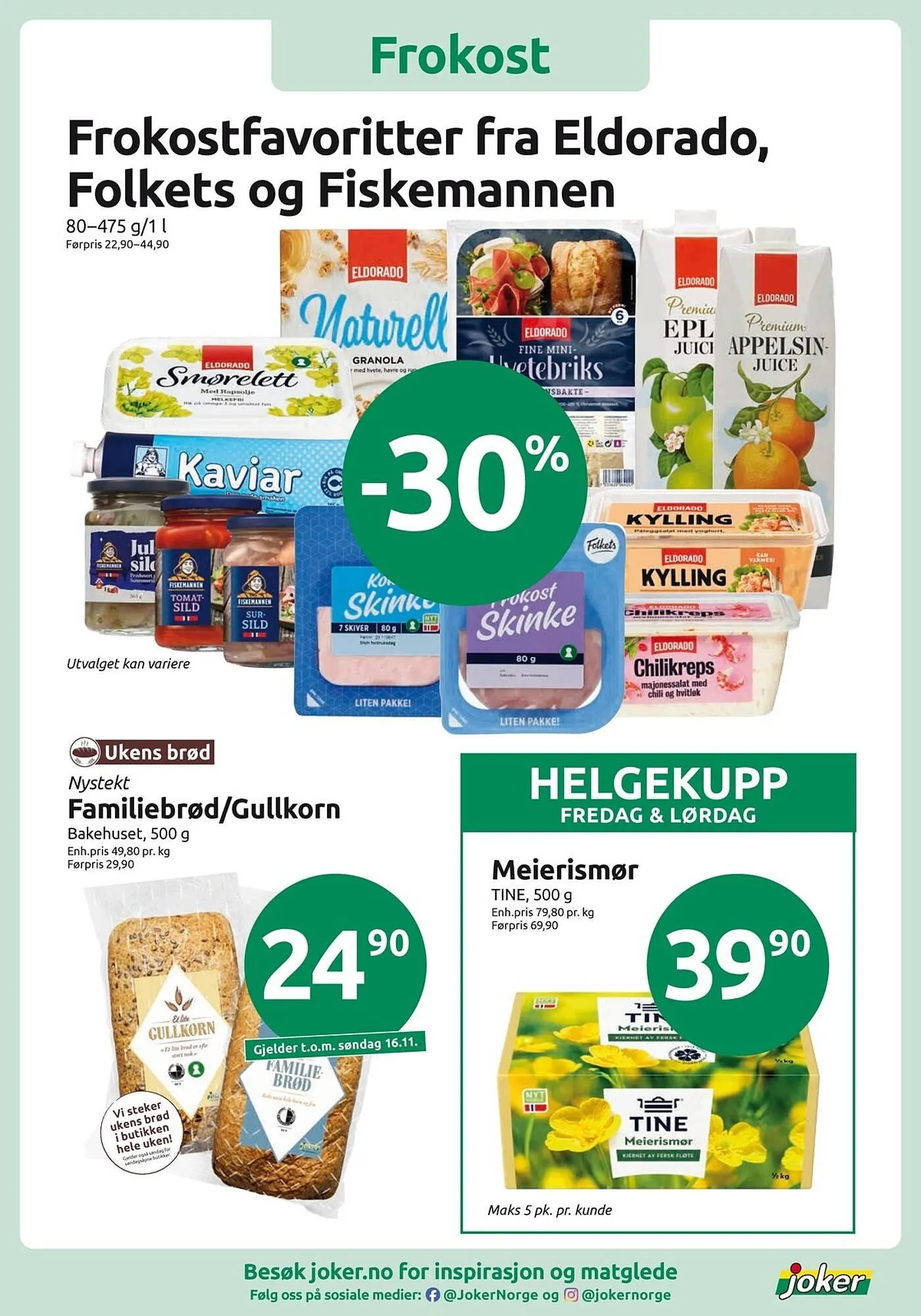 Joker kundeavis fra 11. november til 15. november 2025 - kundeavisside 16