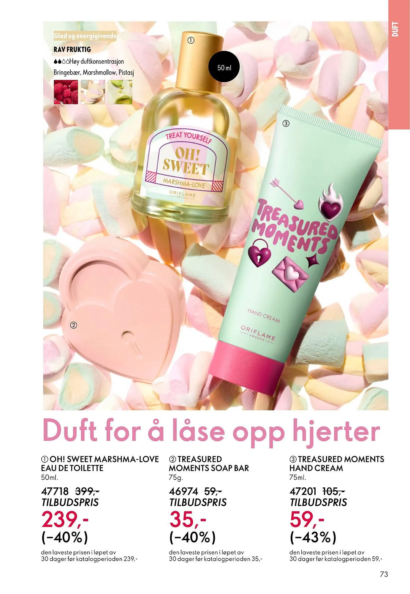 Oriflame katalog fra 18. februar til 10. mars 2026 - kundeavisside 73