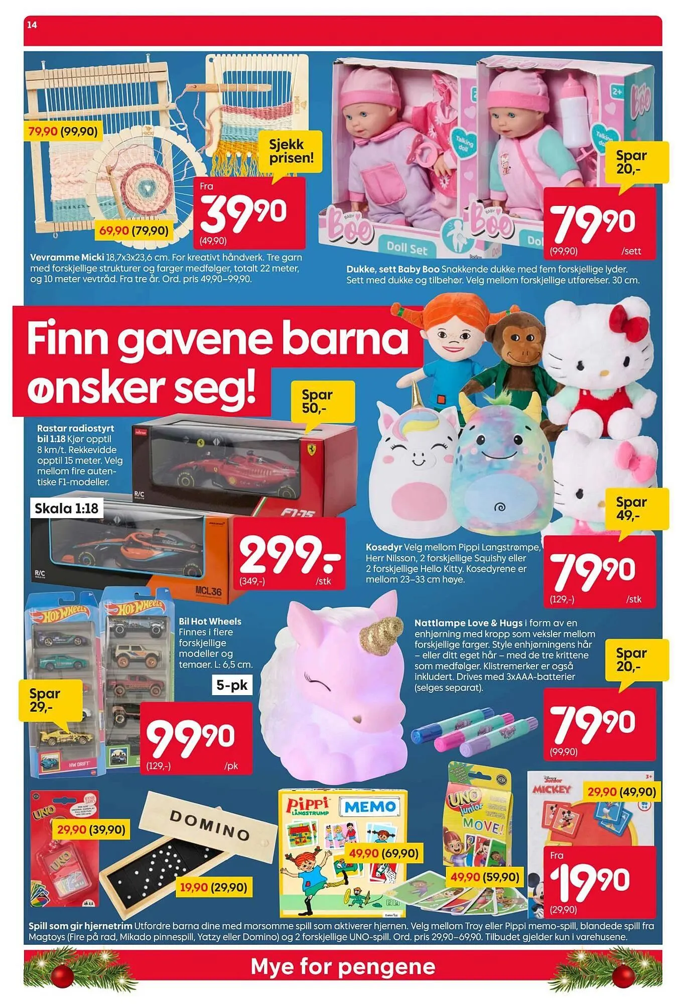 Rusta kundeavis fra 1. desember til 8. desember 2025 - kundeavisside 14