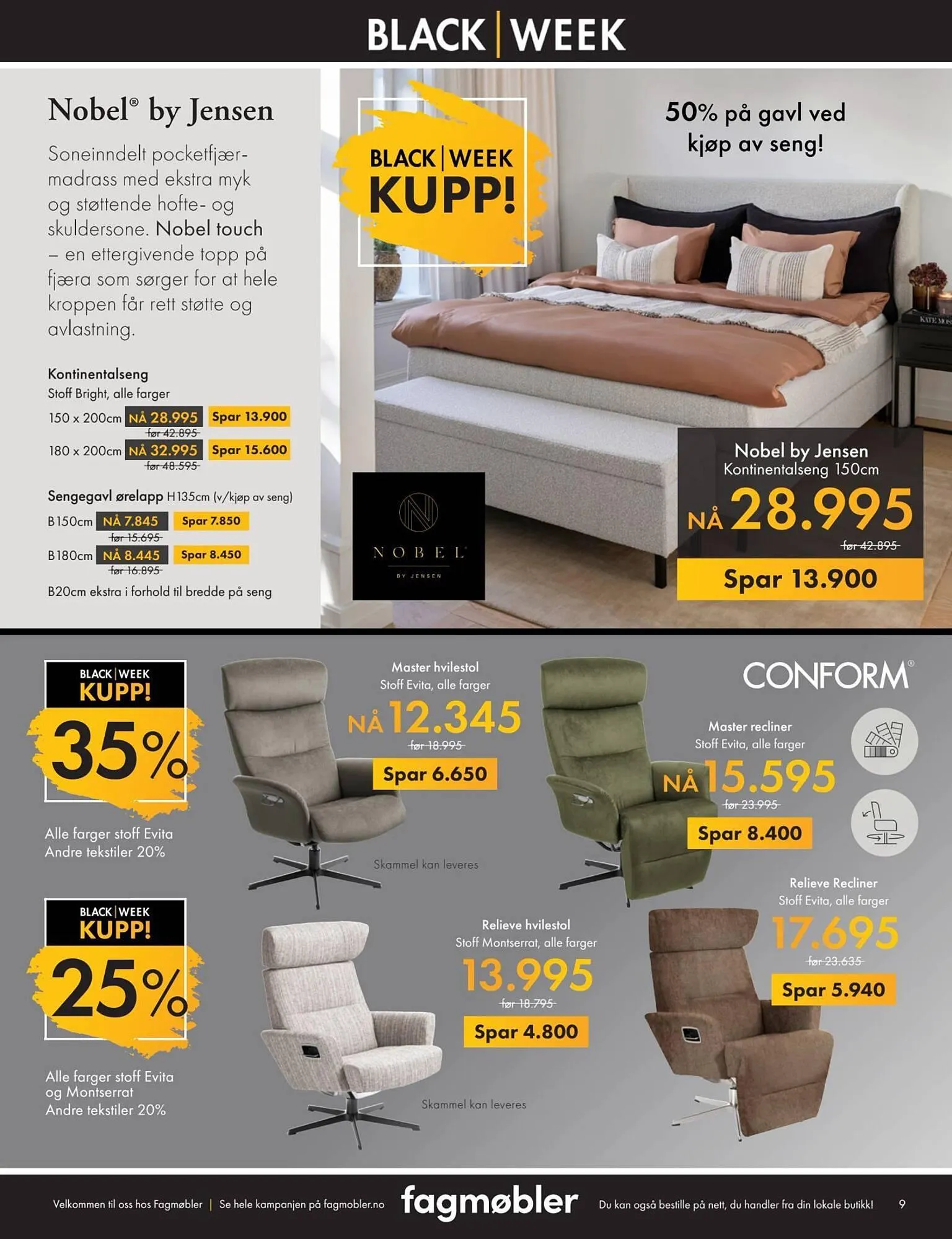 Fagmøbler kundeavis fra 1. november til 30. november 2025 - kundeavisside 9
