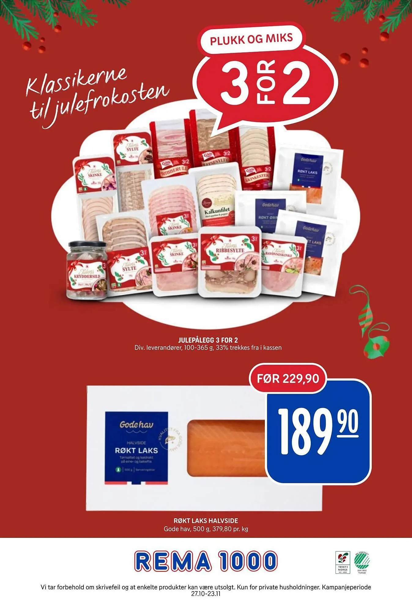 Rema 1000 kundeavis fra 10. november til 15. november 2025 - kundeavisside 25