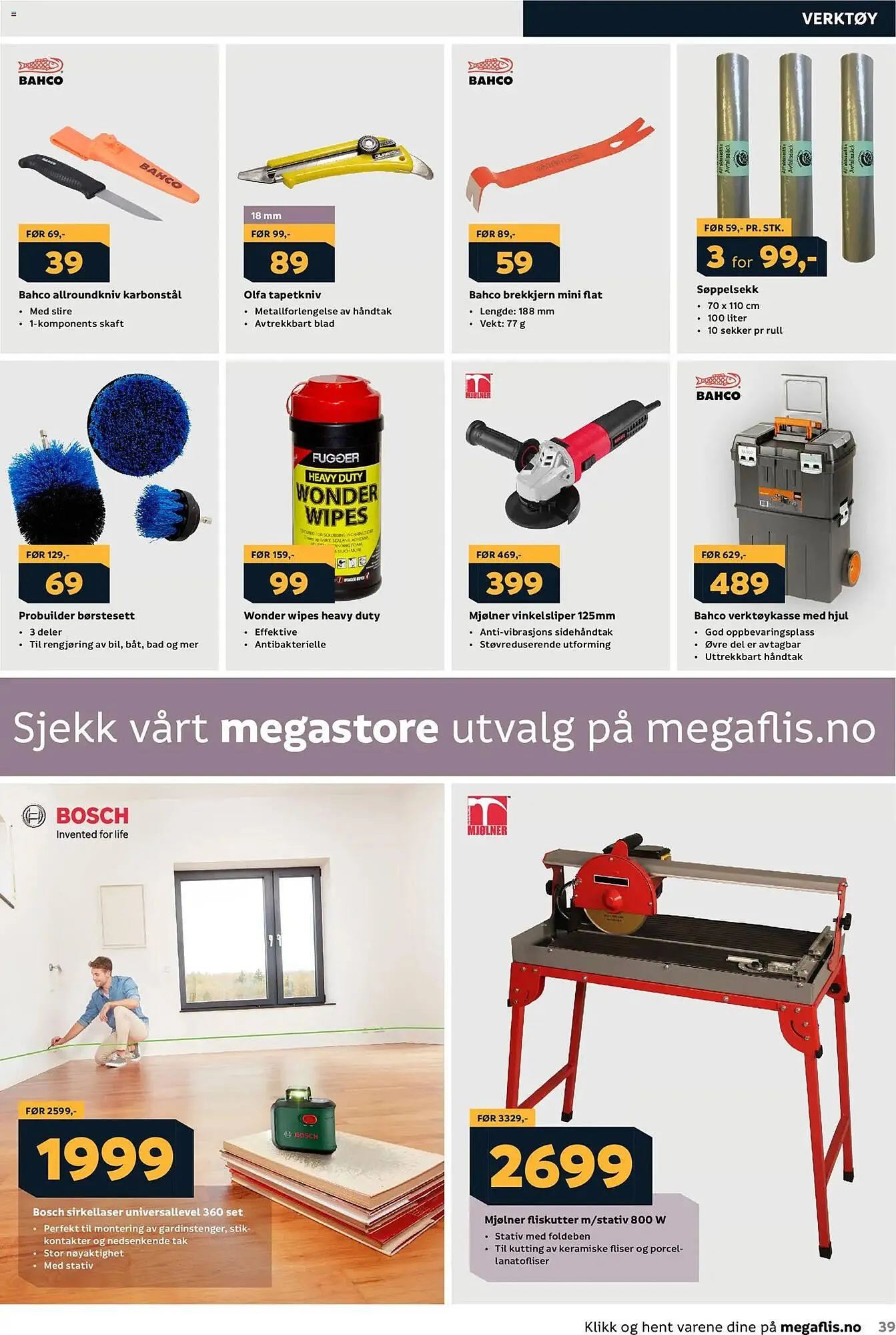 Megaflis kundeavis fra 9. februar til 25. august 2026 - kundeavisside 39