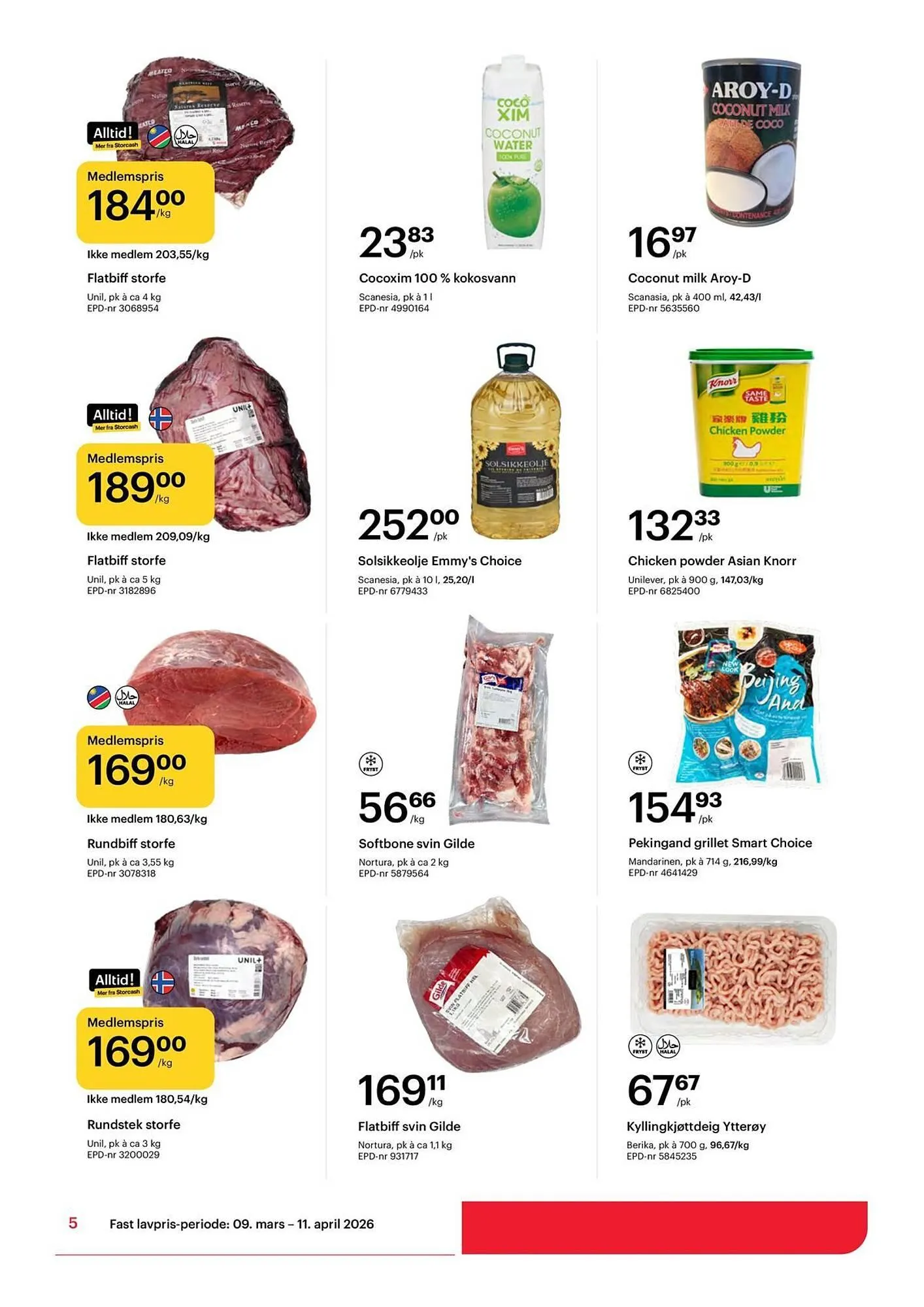 Storcash kundeavis fra 9. mars til 11. april 2026 - kundeavisside 5