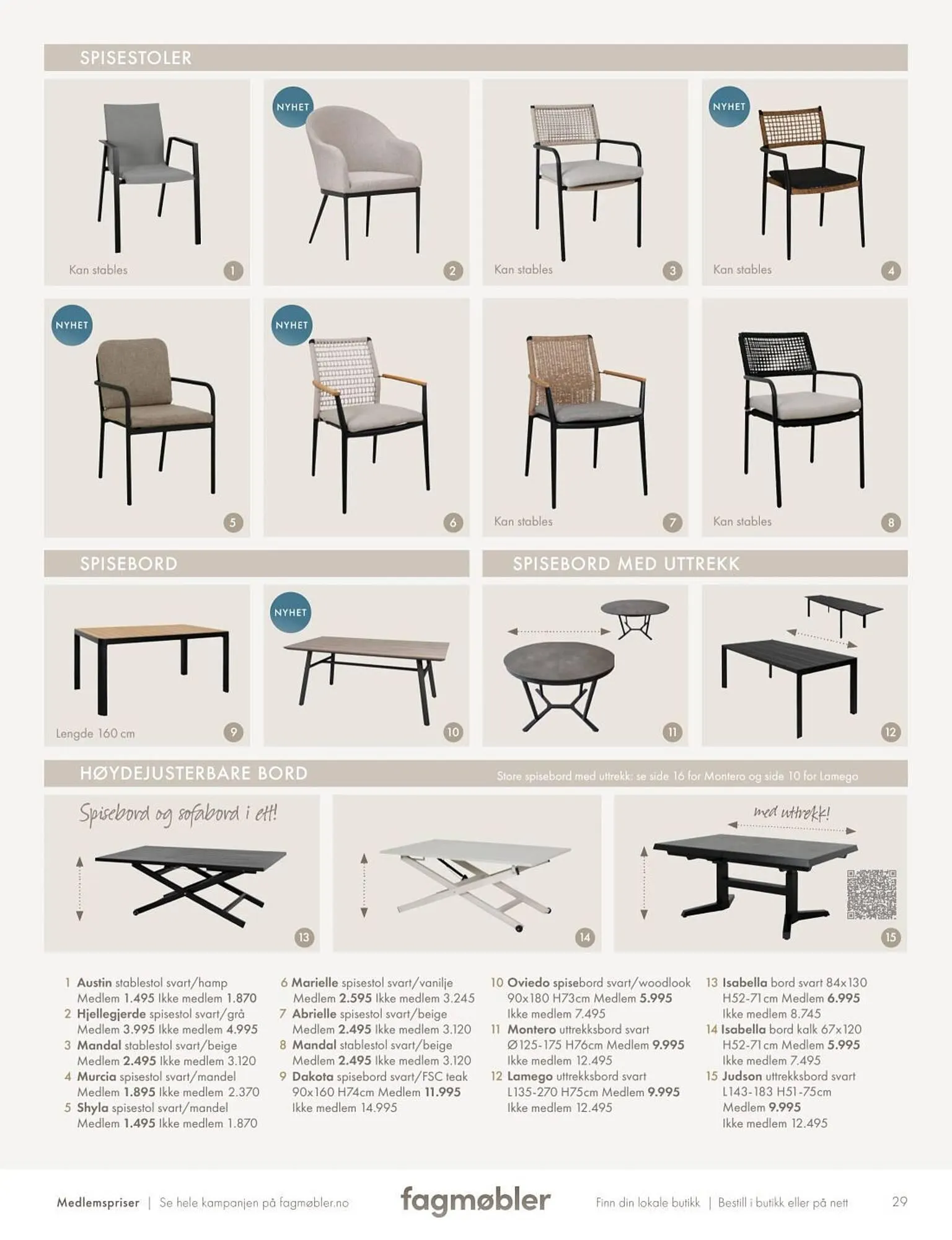 Fagmøbler Kundeavis fra 20. februar til 30. september 2025 - kundeavisside 29