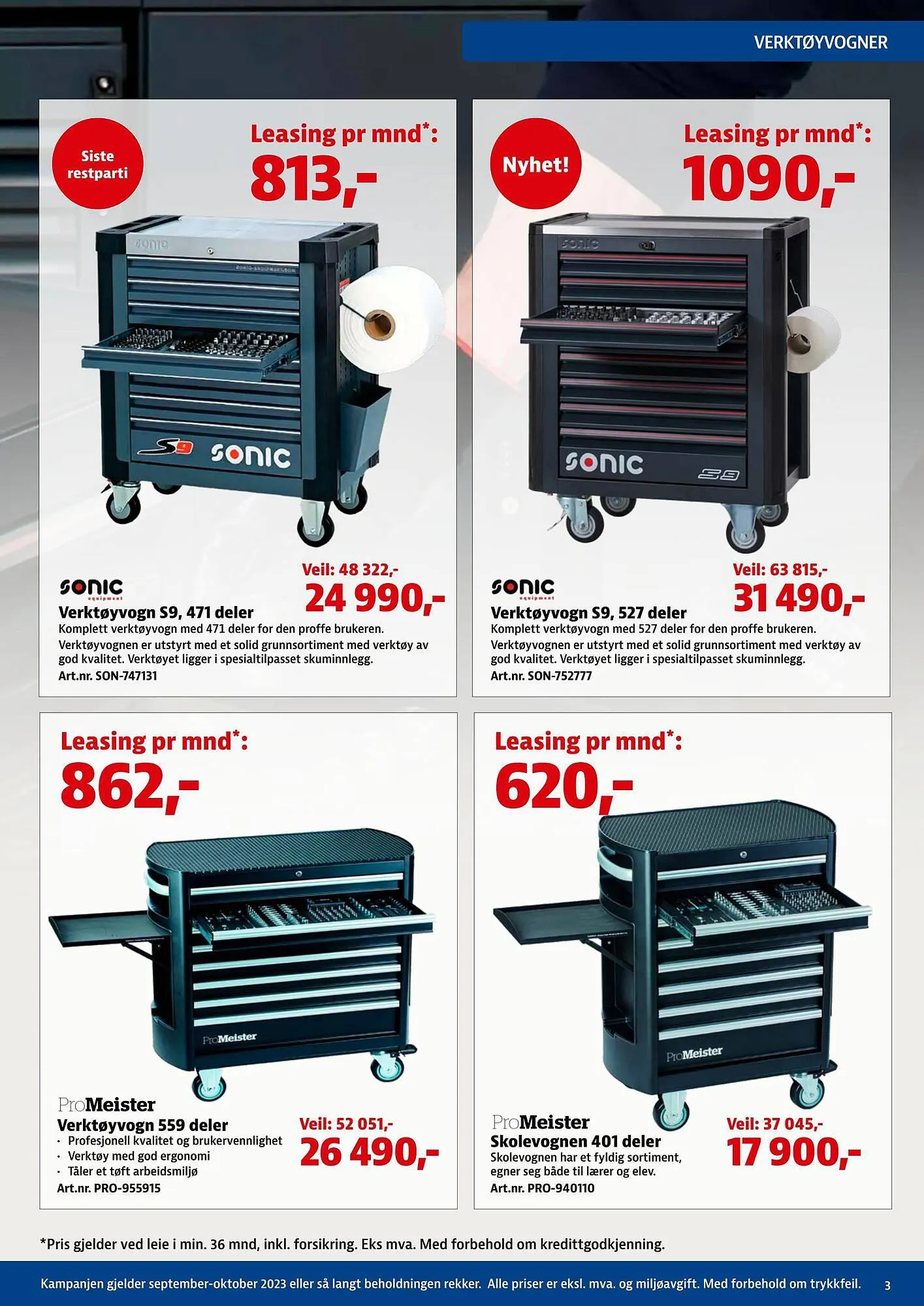 Bilxtra Kundeavis fra 2. september til 31. oktober 2023 - kundeavisside 3