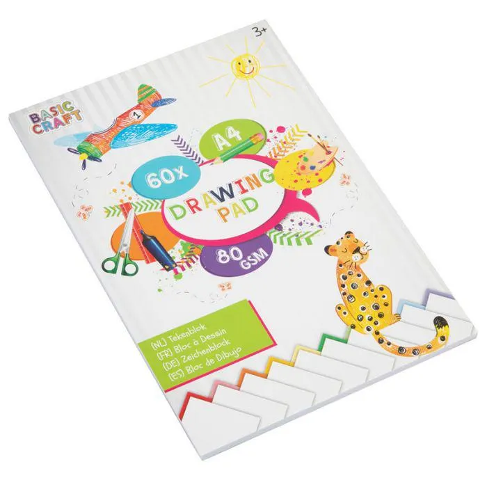 Grafix Tegneblokk A4 60 Sider (80gsm)