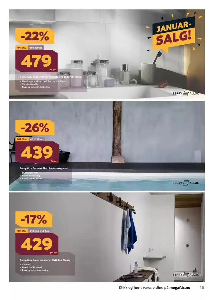 Megaflis Kundeavis fra 30. desember til 13. januar 2025 - kundeavisside 15