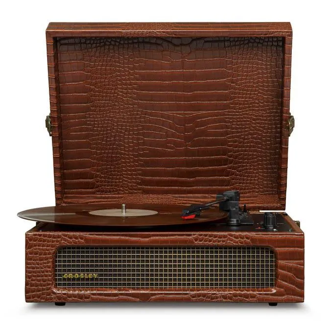 Crosley Voyager - Brown Croc - Med Bluetooth