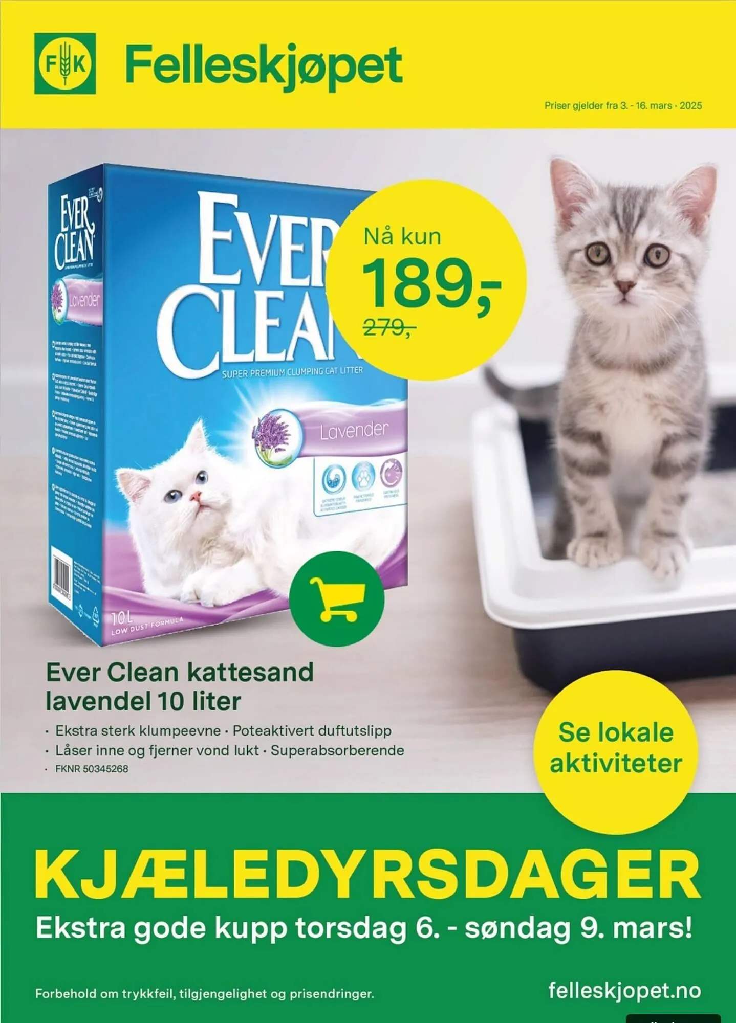 Felleskjøpet Kundeavis fra 3. mars til 16. mars 2025 - kundeavisside 1