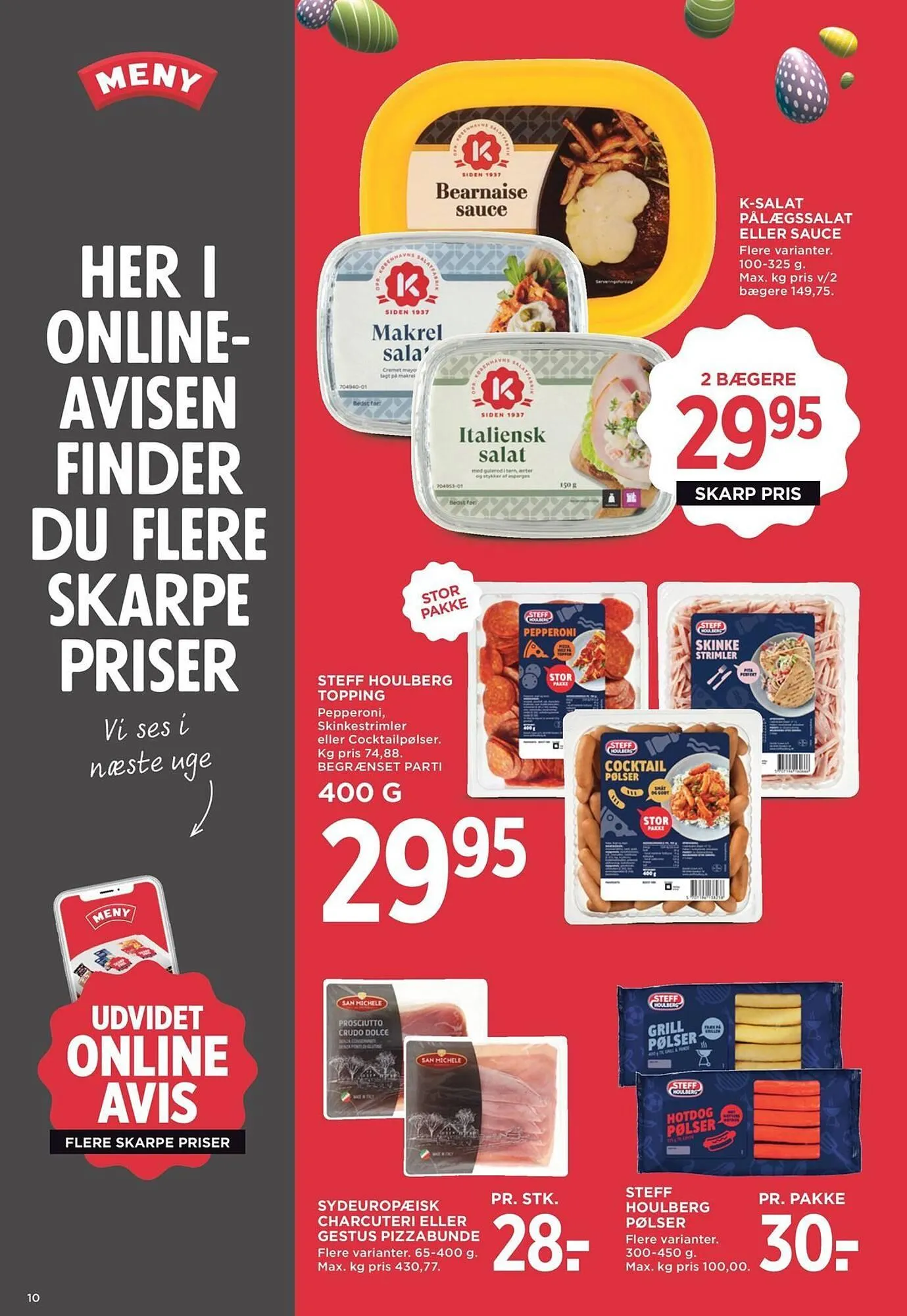 Meny kundeavis fra 13. mars til 19. mars 2026 - kundeavisside 12