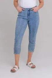 Siri denim capri