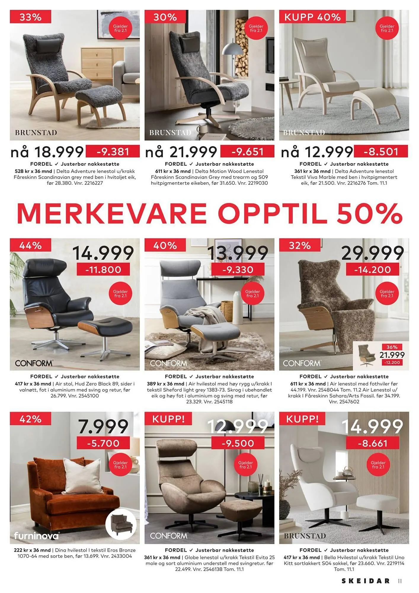 Skeidar kundeavis fra 30. desember til 2. januar 2026 - kundeavisside 11