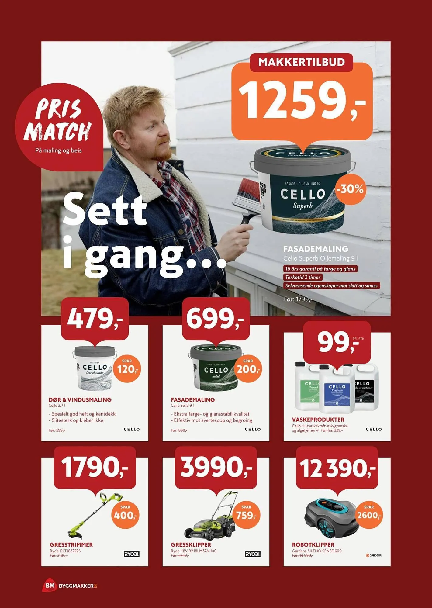 Byggmakker kundeavis fra 26. april til 23. mai 2026 - kundeavisside 4