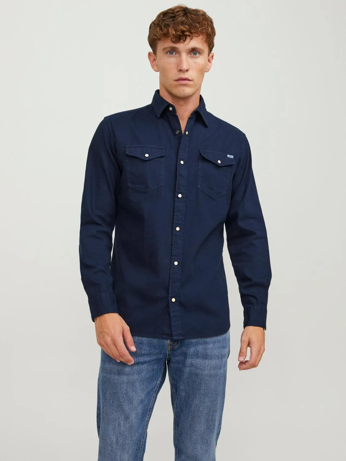 Slim Fit Denimskjorte