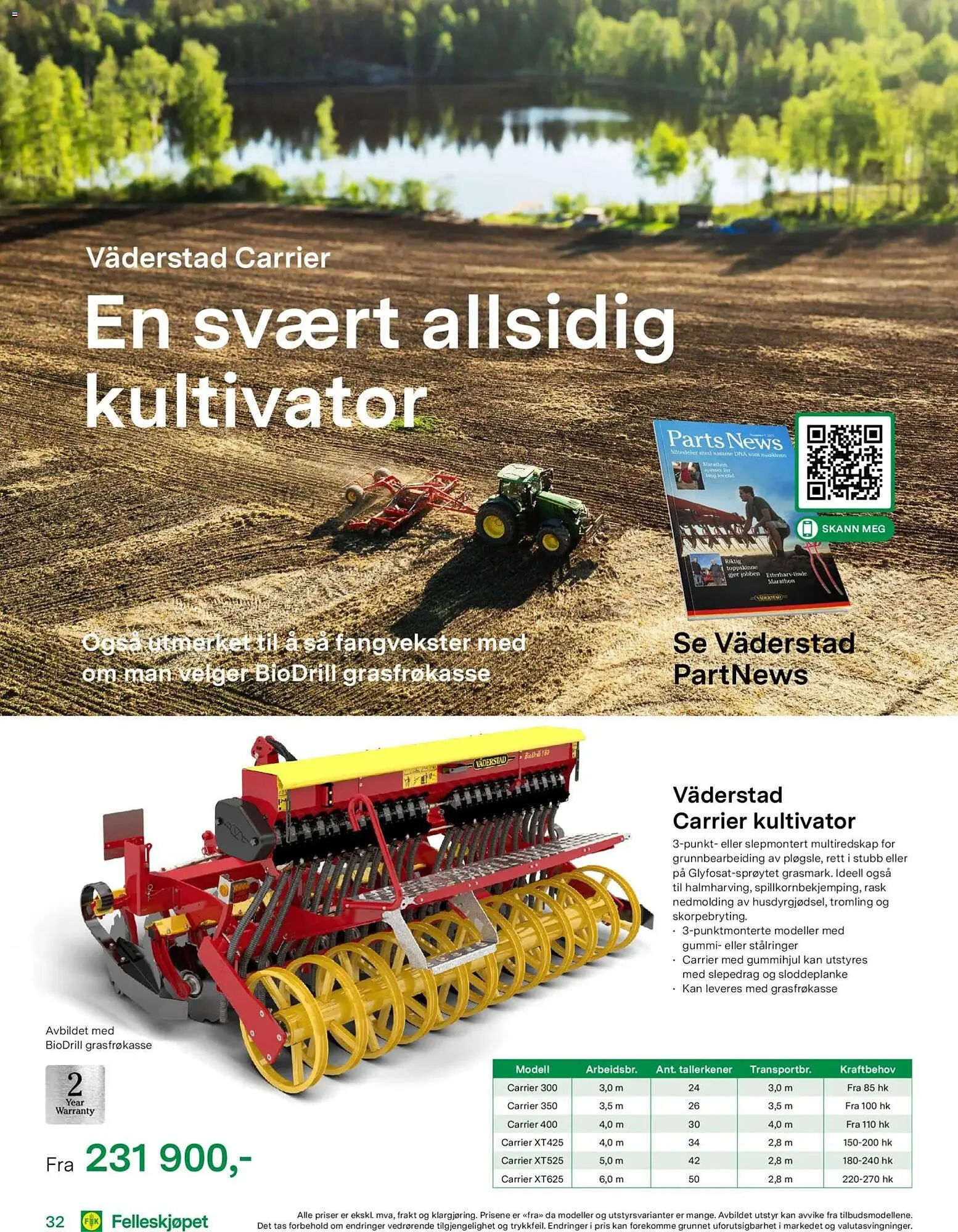 Felleskjøpet kundeavis fra 15. april til 3. januar 2027 - kundeavisside 32