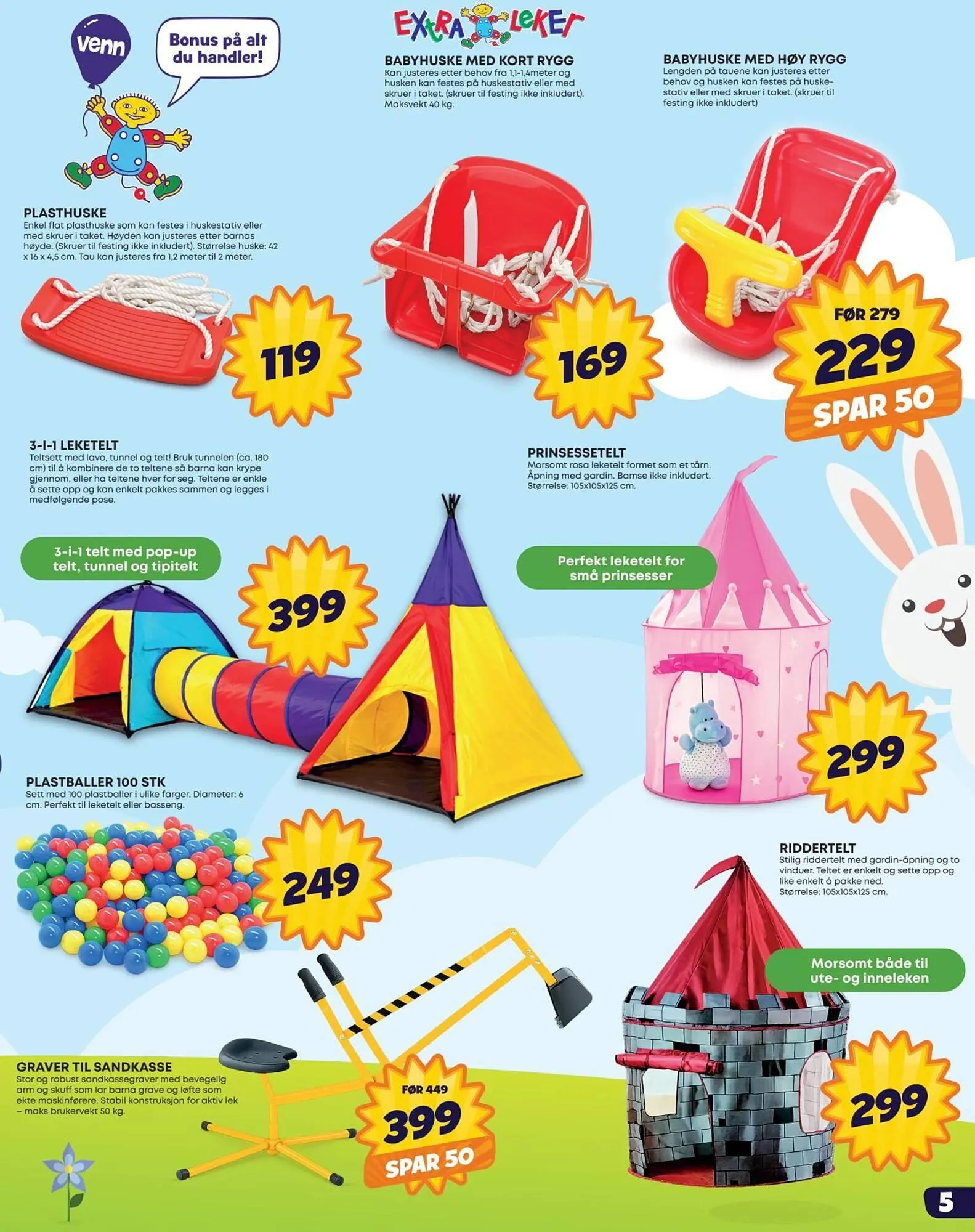 Extra Leker kundeavis fra 23. mars til 6. april 2026 - kundeavisside 5