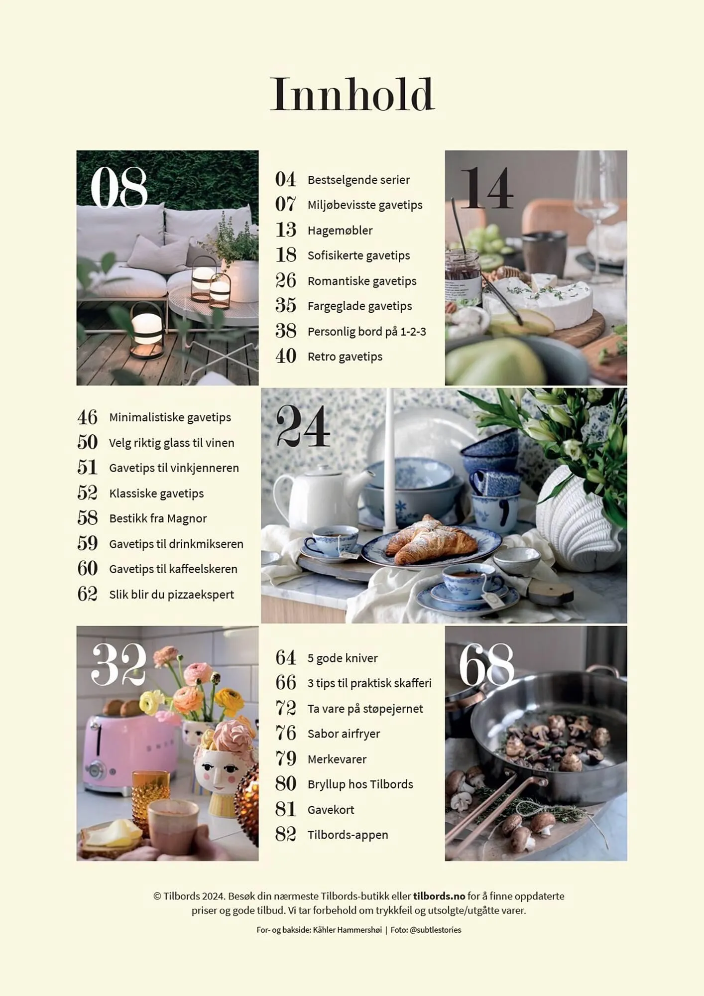 Tilbords Kundeavis fra 1. januar til 31. desember 2024 - kundeavisside 2