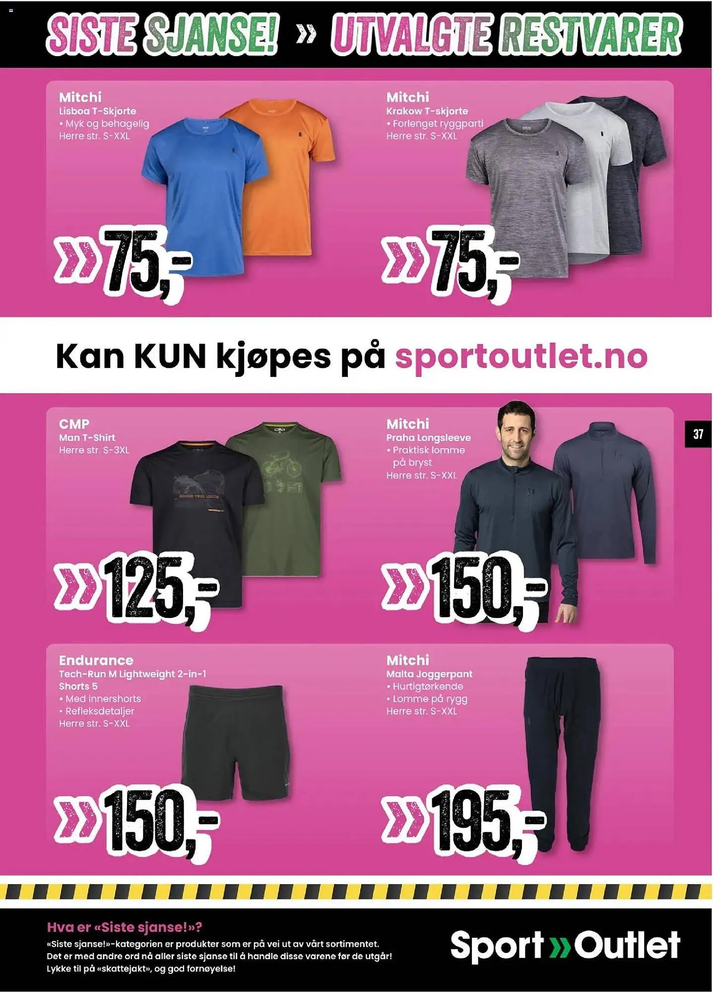 Sport Outlet kundeavis fra 17. februar til 3. mars 2026 - kundeavisside 37