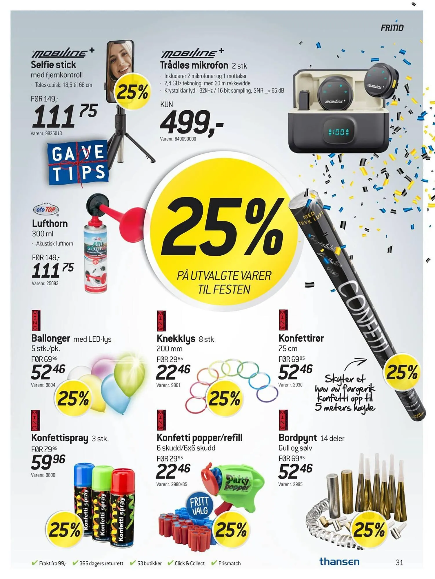 Thansen kundeavis fra 3. desember til 2. januar 2026 - kundeavisside 31