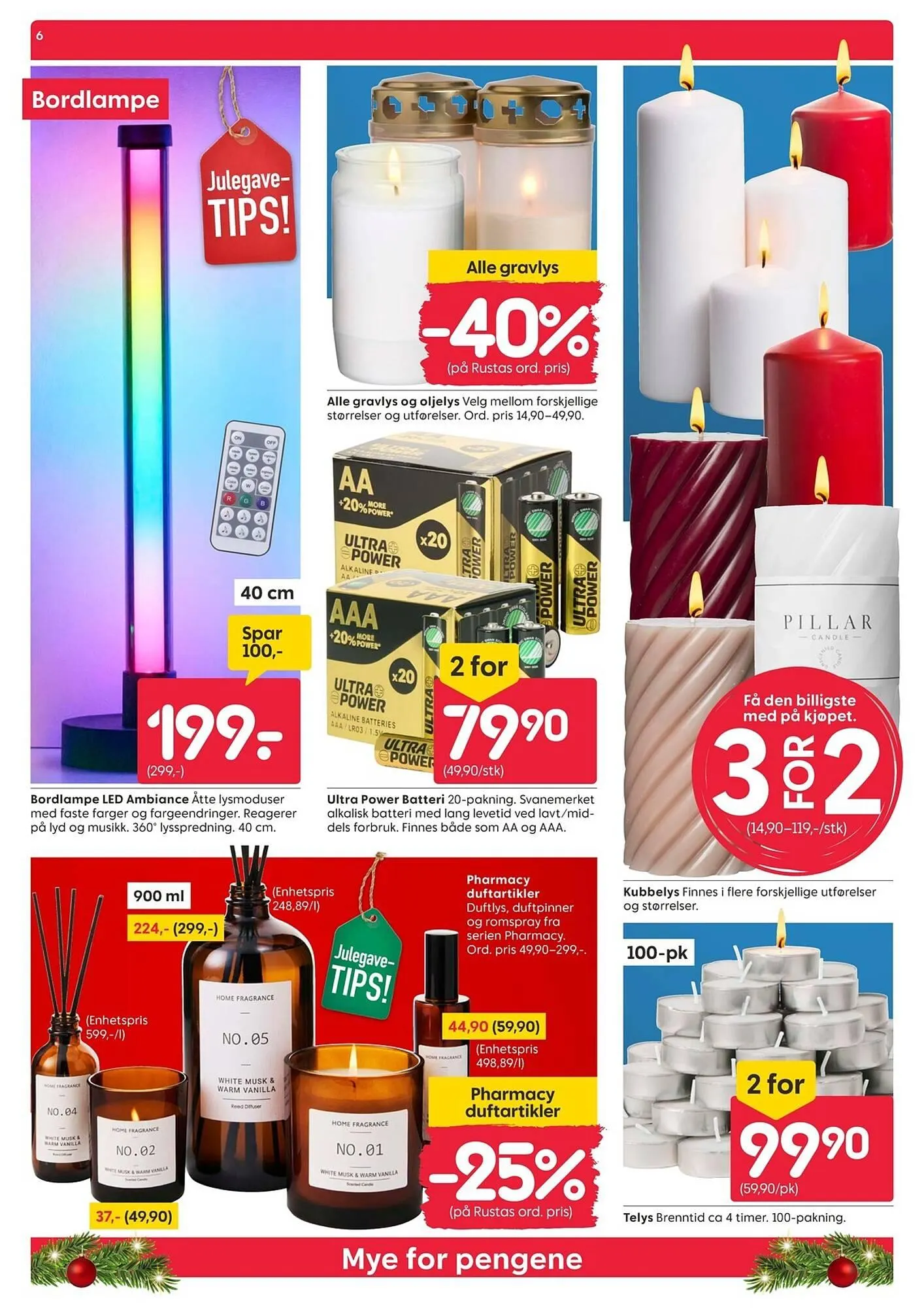 Rusta kundeavis fra 15. desember til 23. desember 2025 - kundeavisside 6