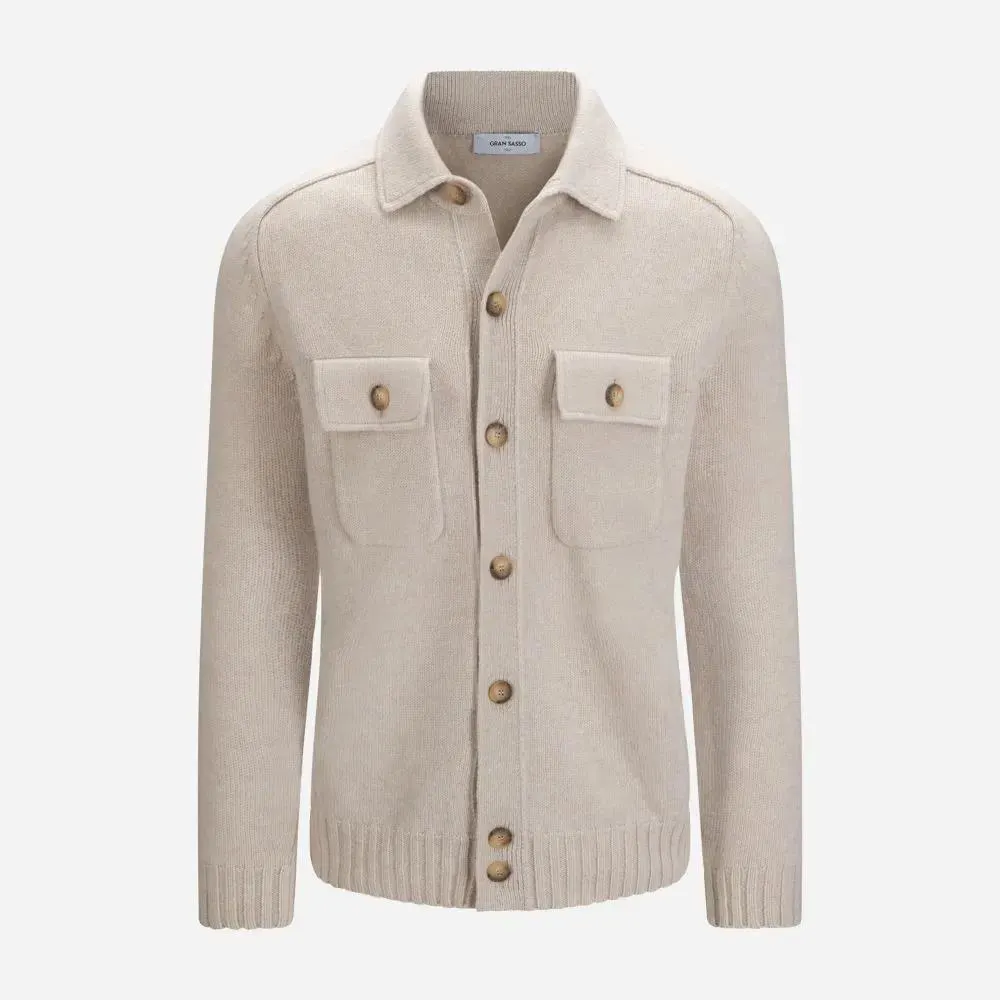 Overshirt Wool - Light Beige