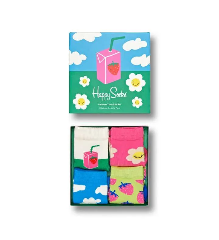 Kids 4-Pack Summertime Socks Gift Set