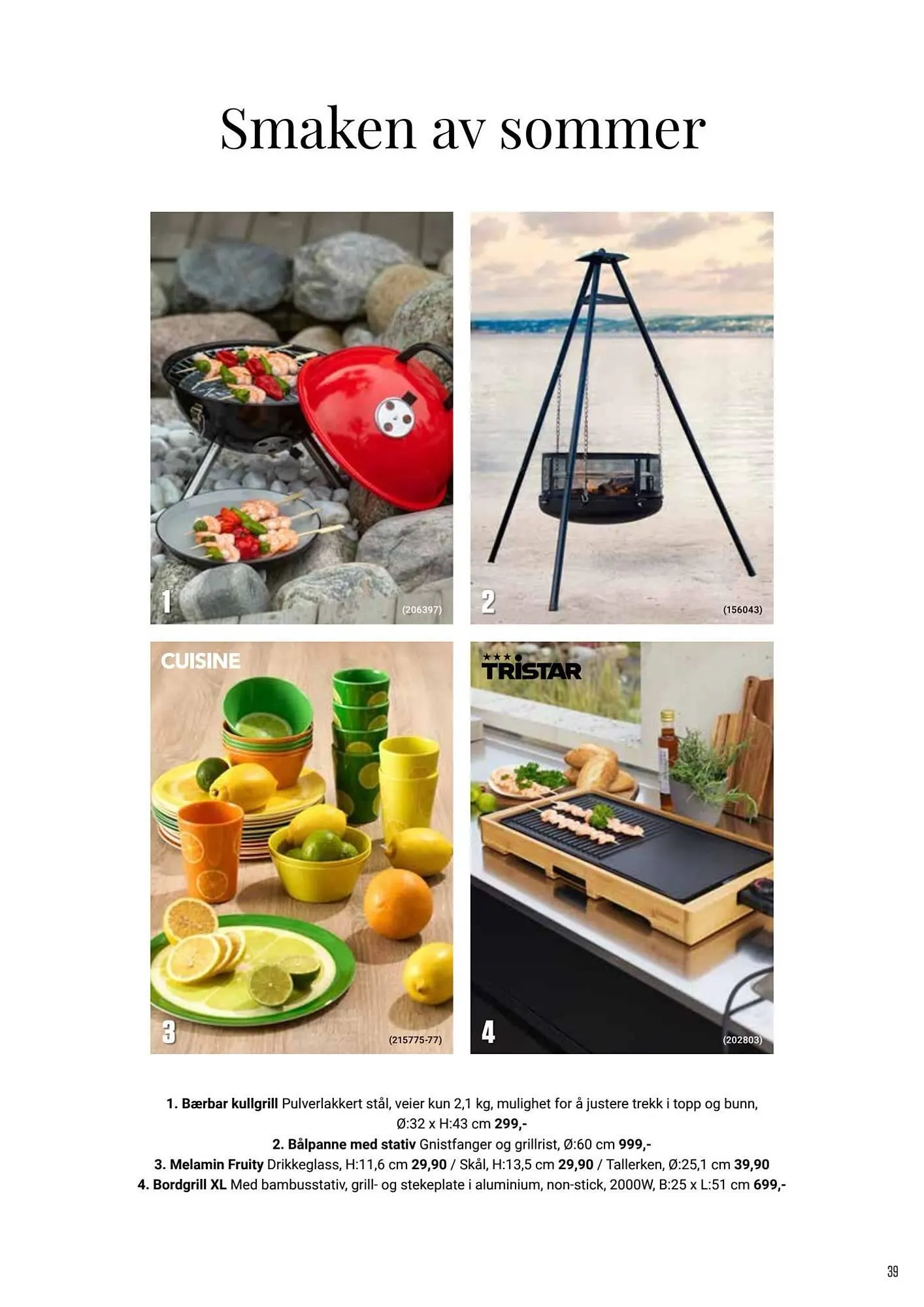 Europris kundeavis fra 10. april til 1. juli 2026 - kundeavisside 39