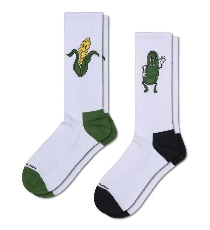 2-Pack Corn Sneaker Socks