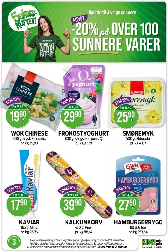 Kiwi Kundeavis fra 13. januar til 19. januar 2025 - kundeavisside 28