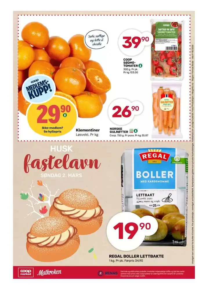 Stort utvalg av tilbud fra 24. februar til 9. mars 2025 - kundeavisside 4