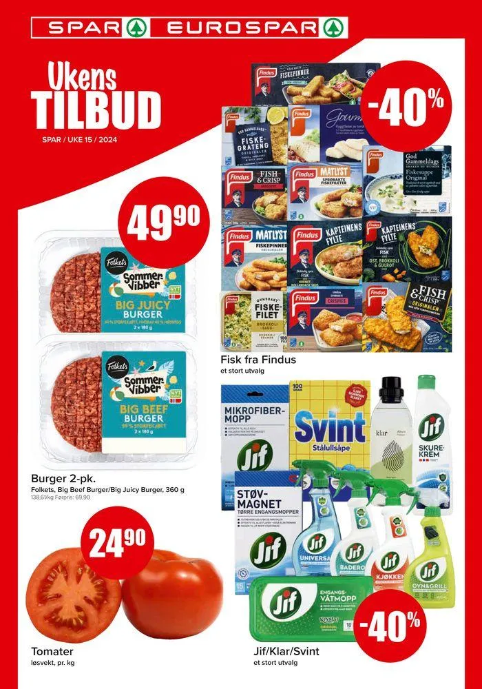 Spar Kundeavis fra 7. april til 21. april 2024 - kundeavisside 1