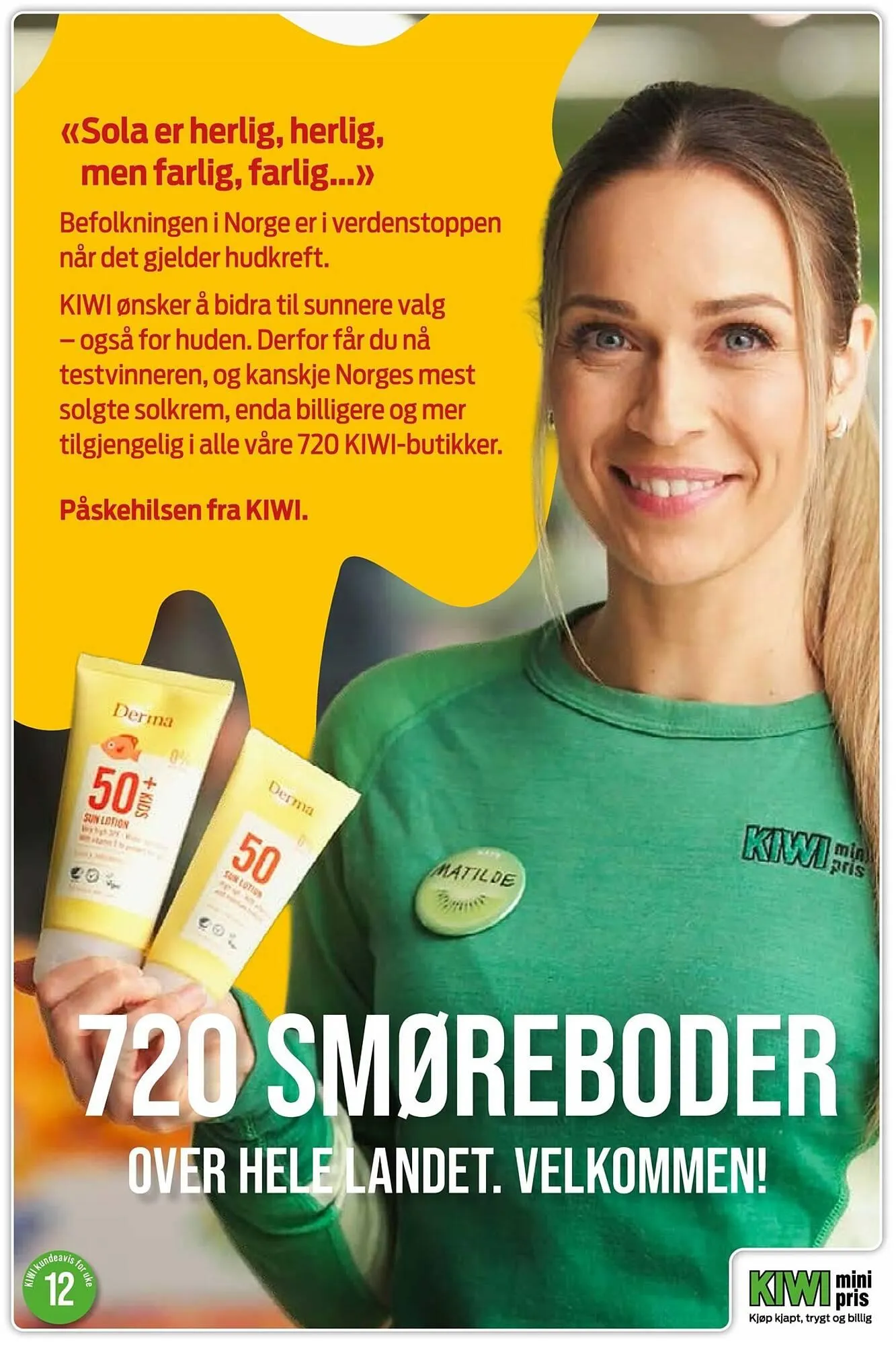 Kiwi kundeavis fra 16. mars til 22. mars 2026 - kundeavisside 32