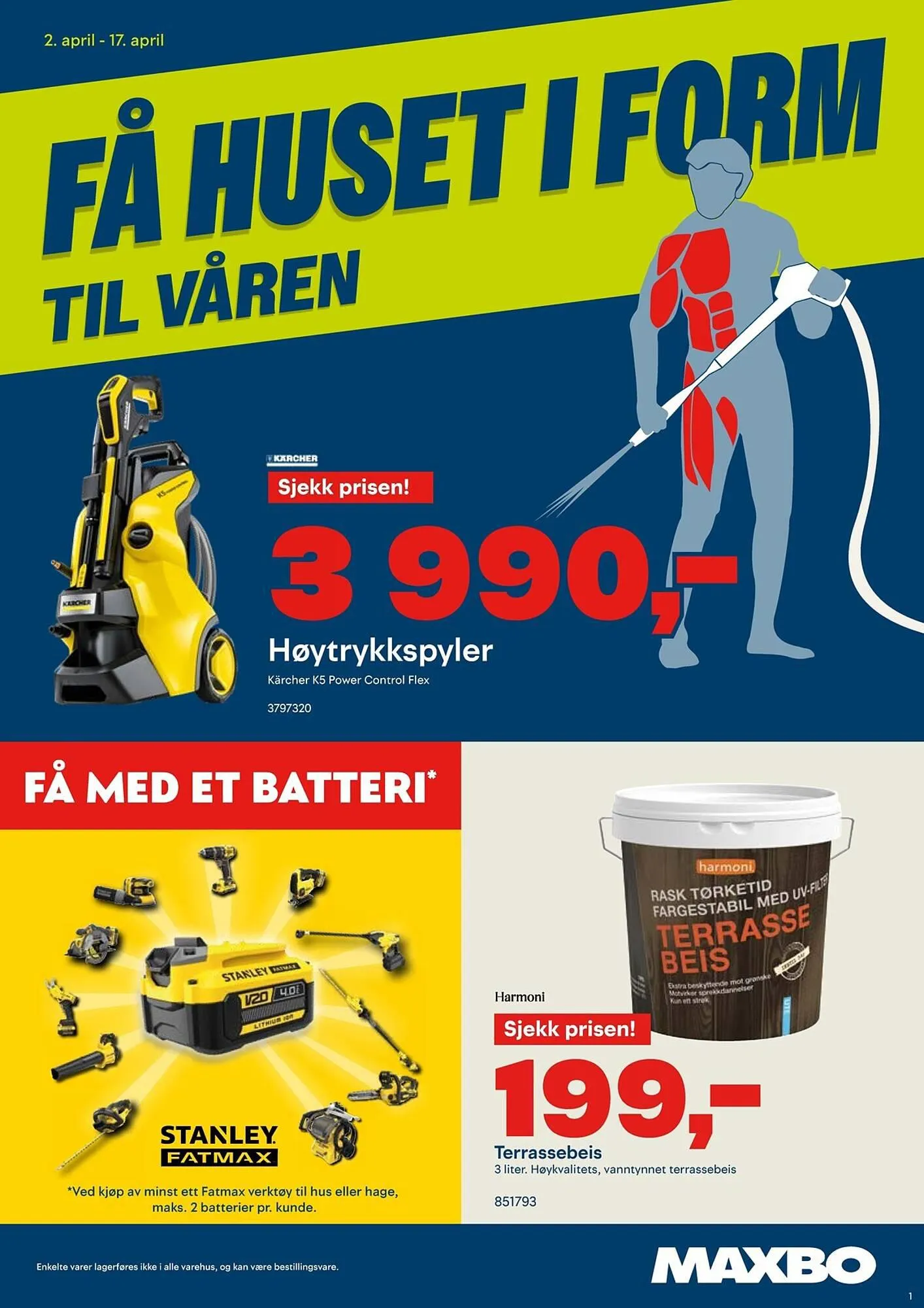Maxbo Kundeavis fra 2. april til 17. april 2024 - kundeavisside 