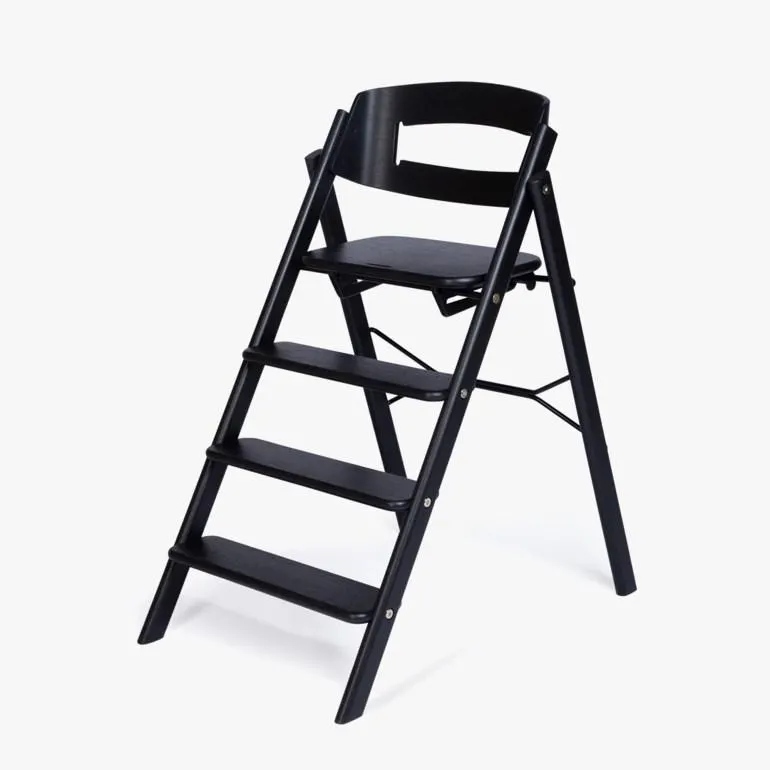 Klapp barnestol eik, black