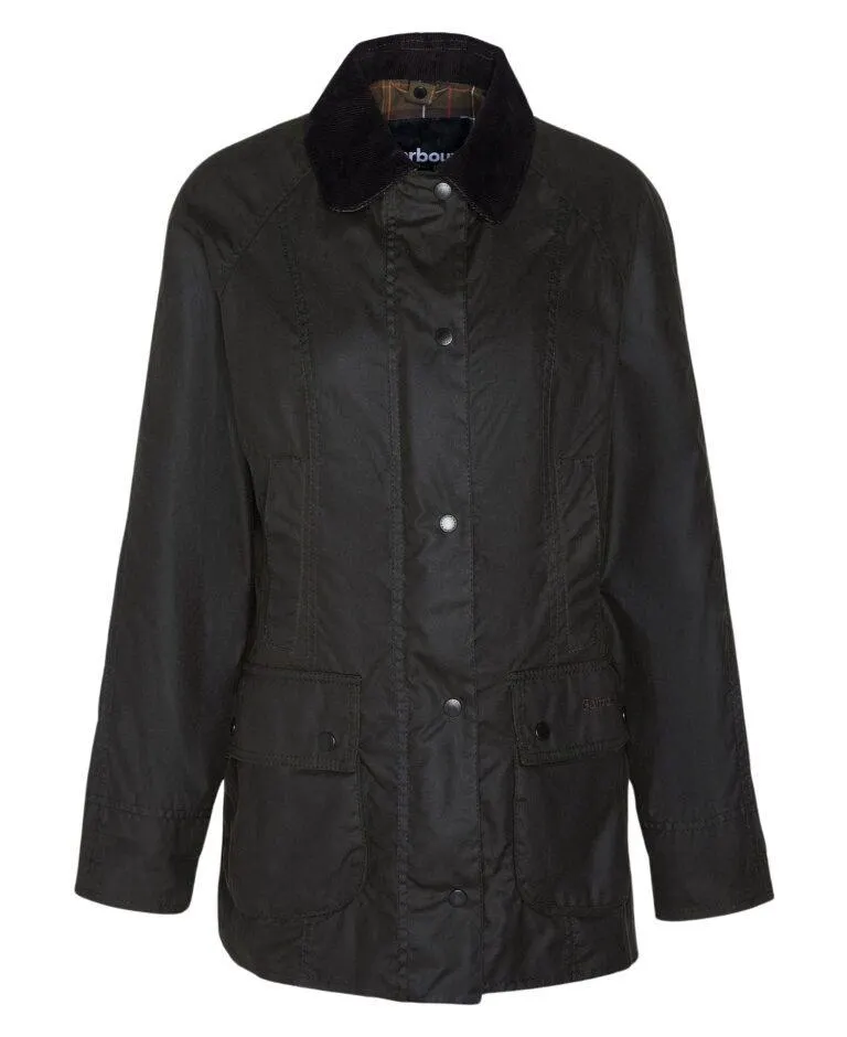 Classic Beadnell Wax Jacket – Oliven