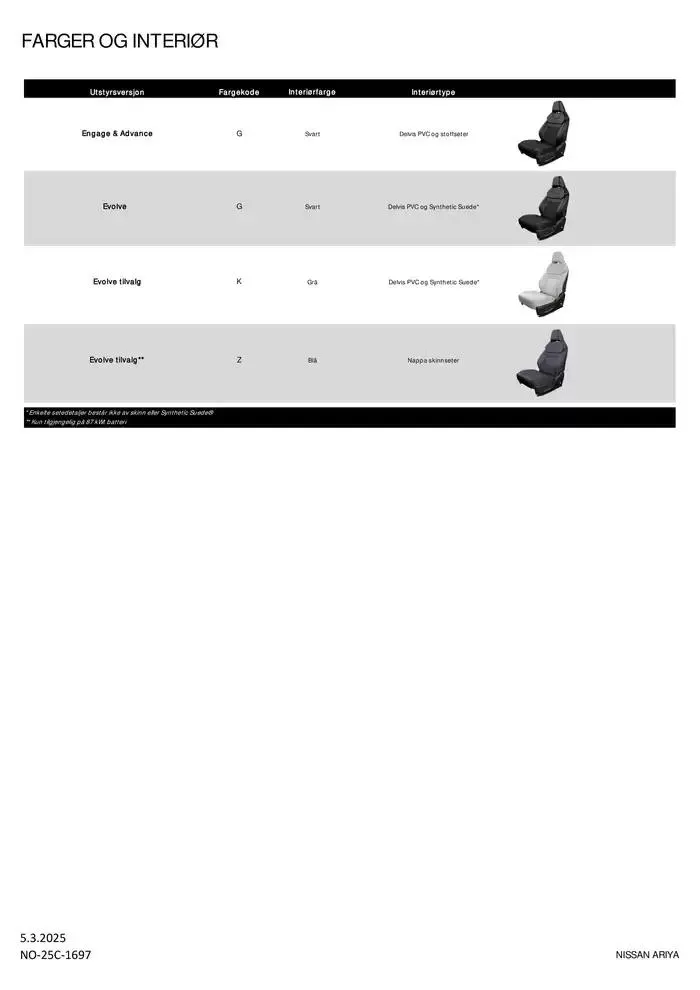 ARIYA fra 6. mars til 6. mars 2026 - kundeavisside 9