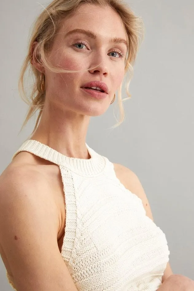 Halterneck topp