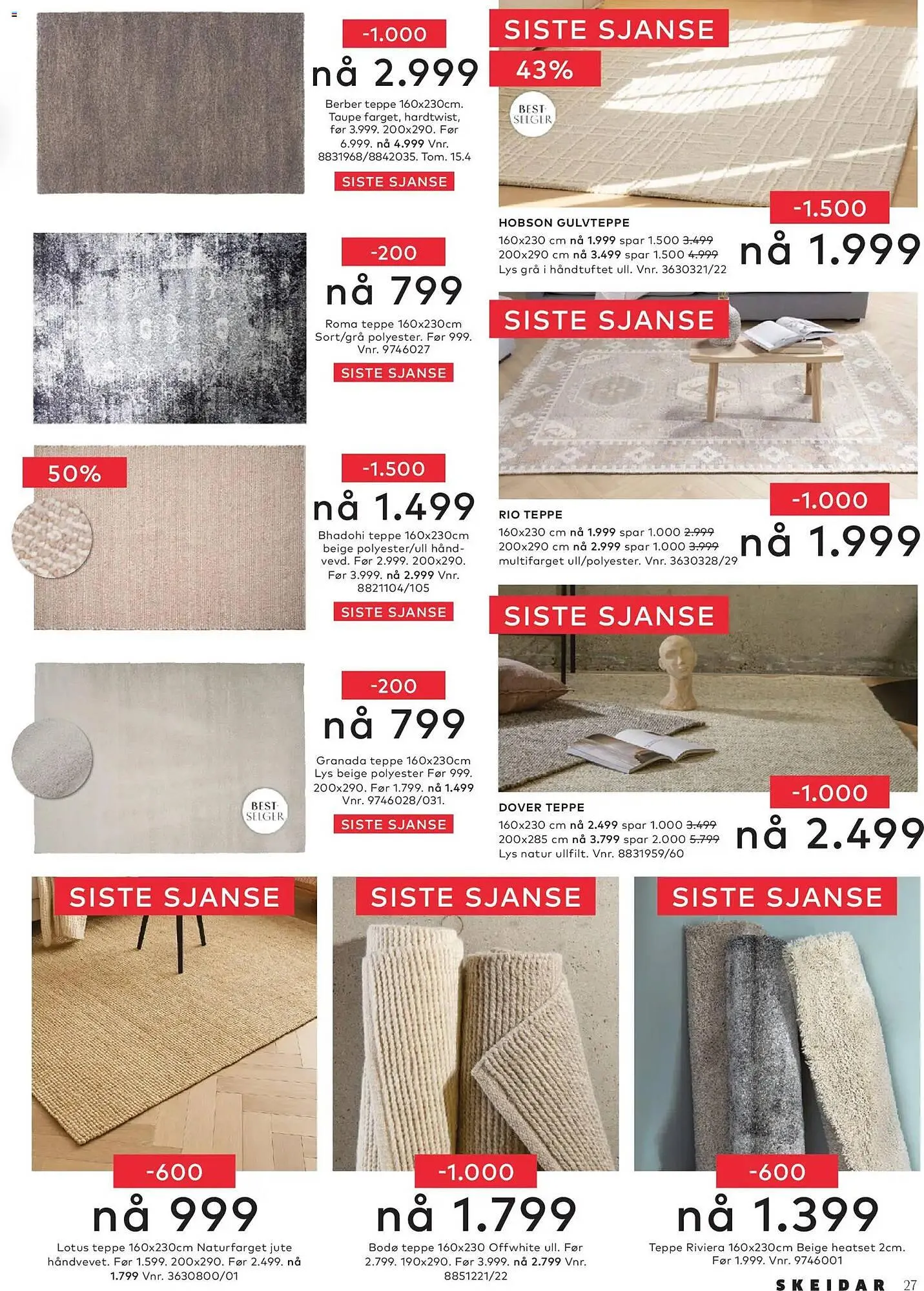 Skeidar kundeavis fra 7. april til 15. april 2026 - kundeavisside 27