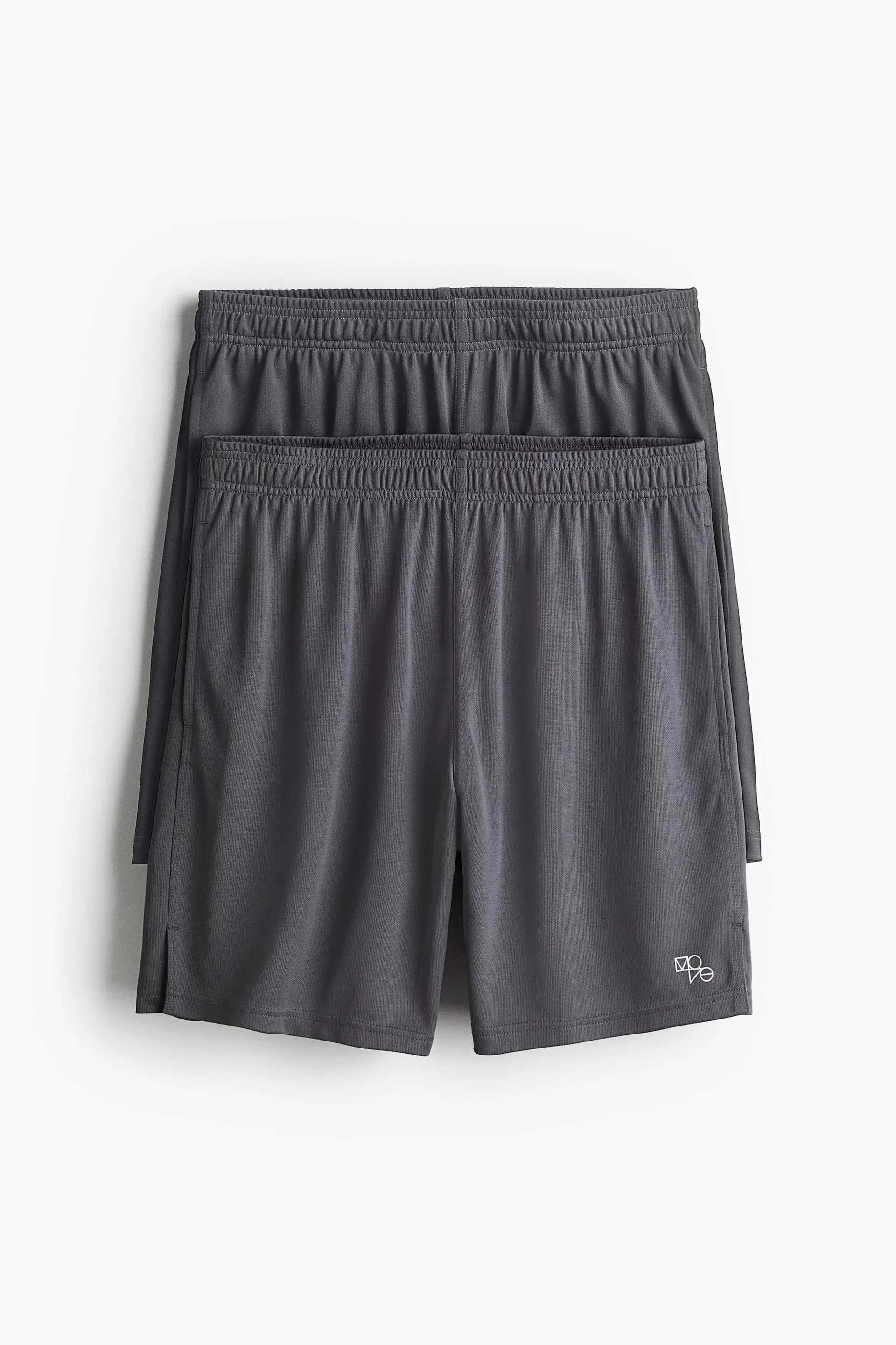 2-pack DryMove™ treningsshorts i mesh
