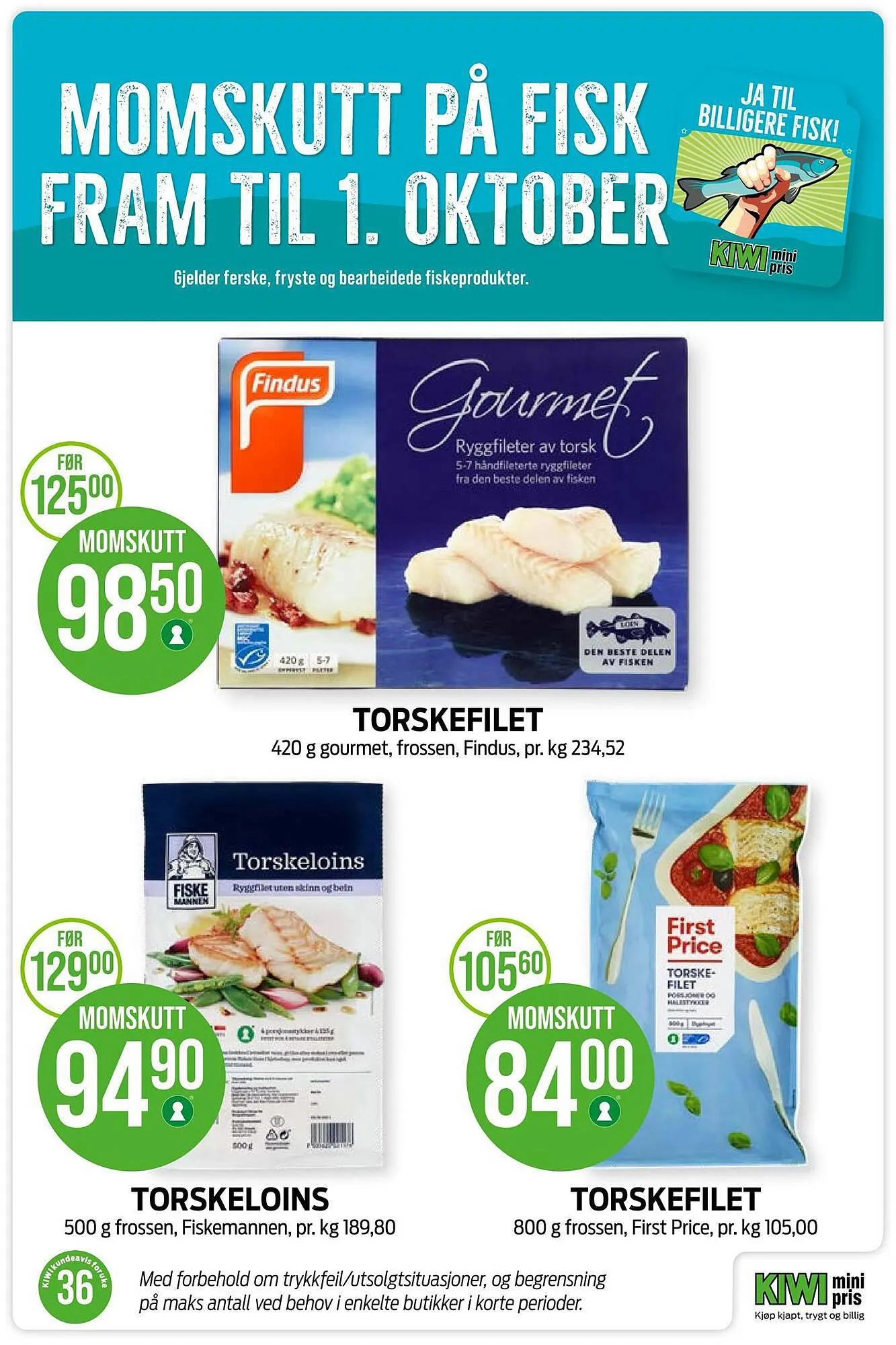 Kiwi Kundeavis fra 3. september til 10. september 2023 - kundeavisside 12