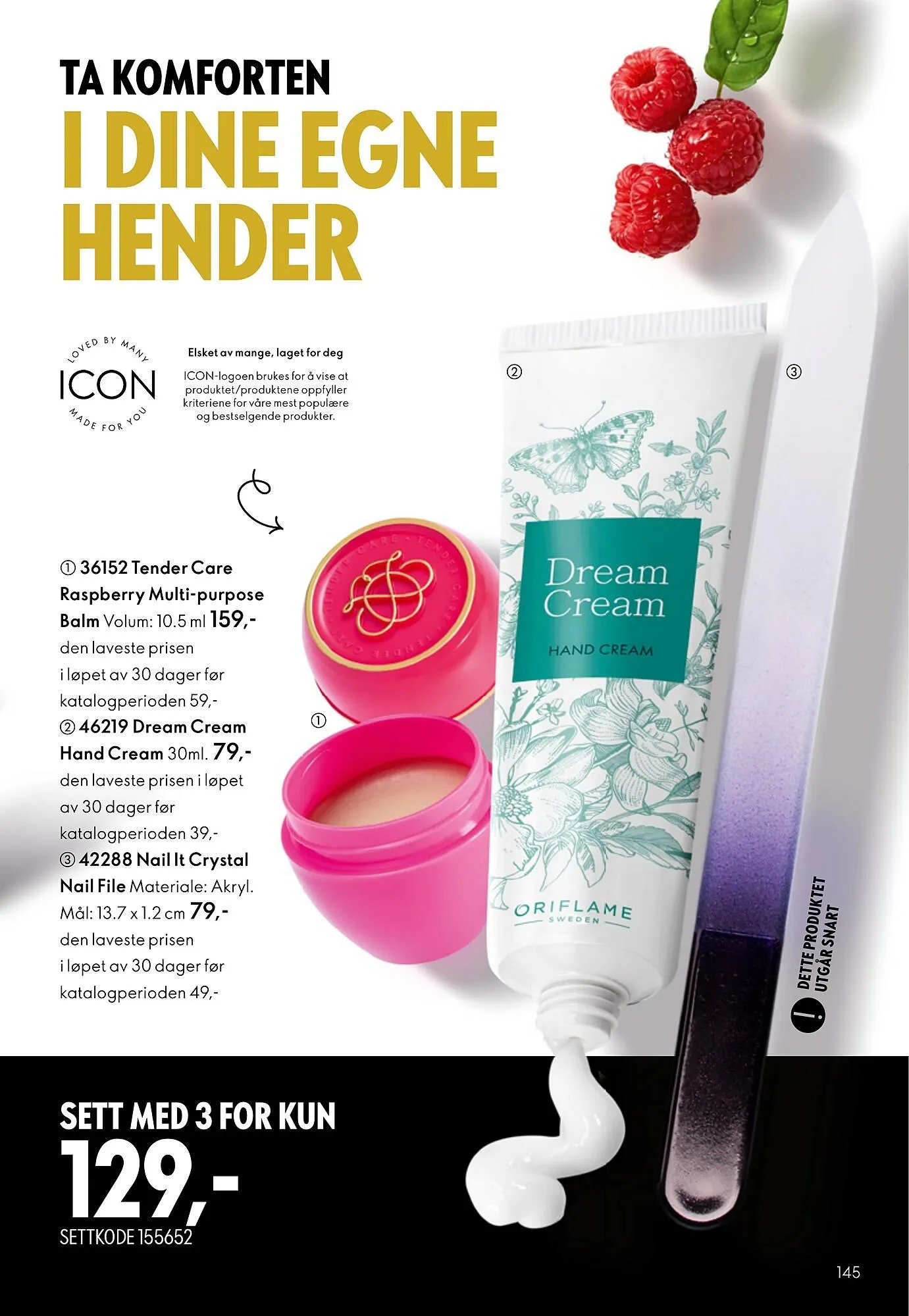 Oriflame katalog fra 1. april til 30. april 2026 - kundeavisside 145