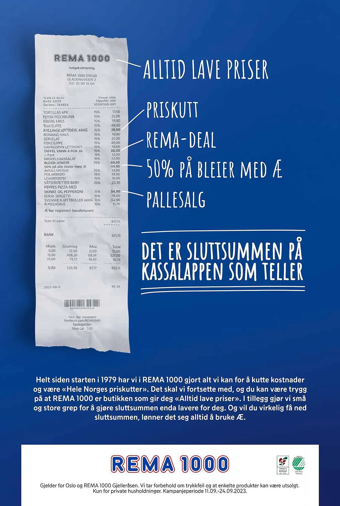 Rema 1000 Kundeavis fra 11. september til 24. september 2023 - kundeavisside 20