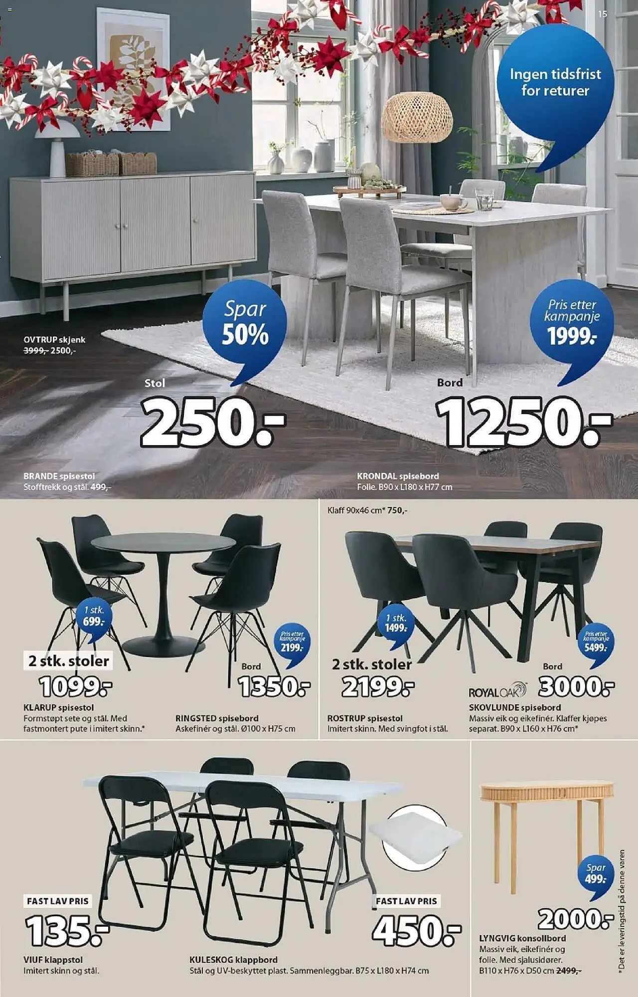 JYSK kundeavis fra 3. november til 15. november 2025 - kundeavisside 15